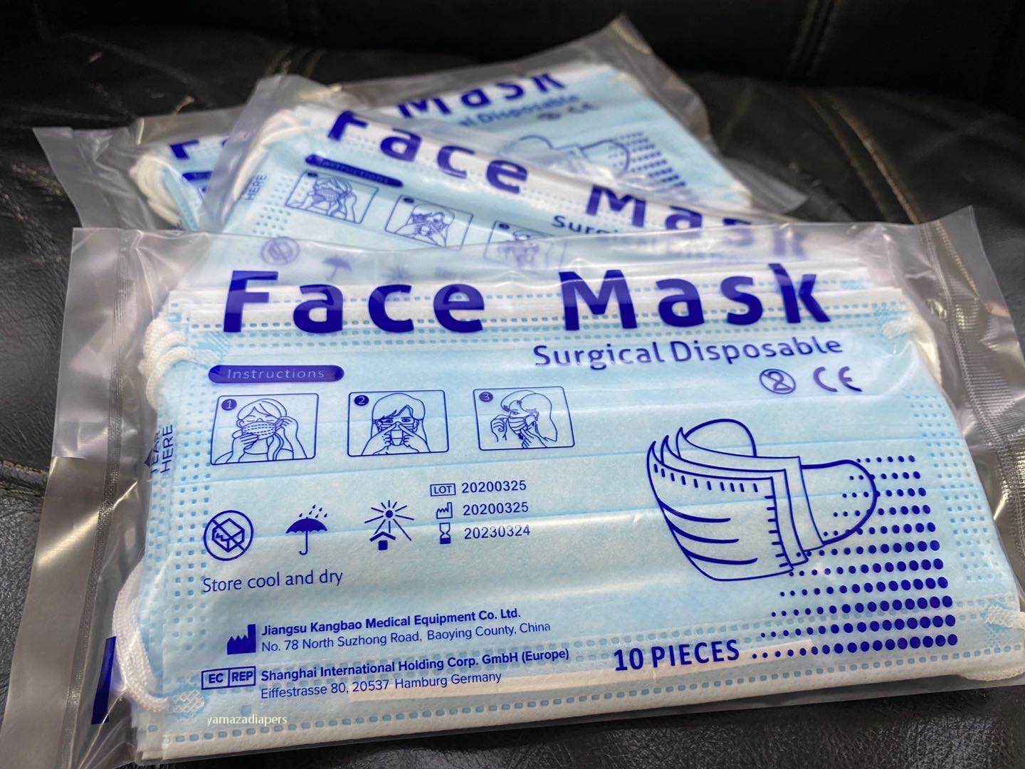 Earloop 3-Ply Surgical face mask / 3ply Disposable Medical Face Surgical mask