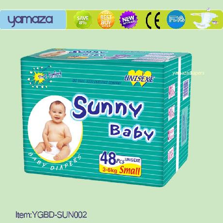 Sunny baby nappies,diapers,48/42/36/24pcs per bag