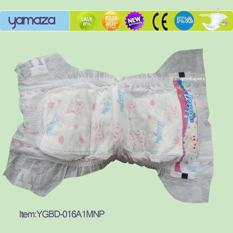 Soft washable diapers for baby,Disposable PE Breathable Film Baby Diapers